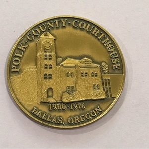 Polk county Oregon courthouse bicentennial token 1976 uncirculated!